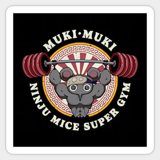 Muki muki super gym Sticker